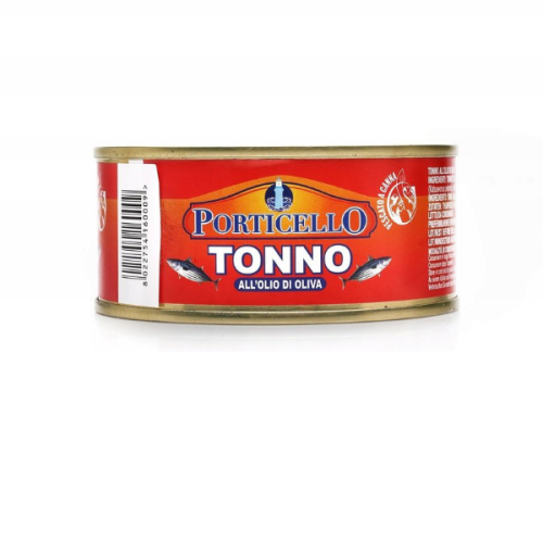 PORTICIELLO - TUŃCZYK W OLIWIE Z OLIWEK 80g