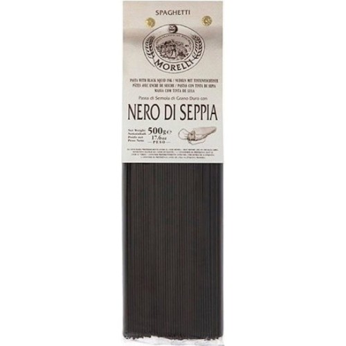 MAKARON MORELLI SPAGHETTI NERO 500g