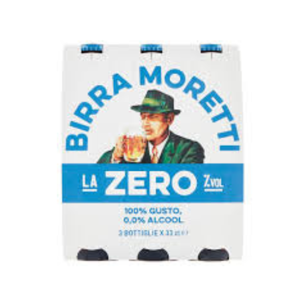 PIWO MORETTI ZERO 3x330ml