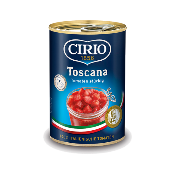 CIRIO POMIDORY KROJONE TOSCANA 400g
