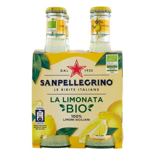 SANPELLEGRINO LIMONATA BIO 4x200ml