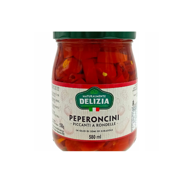 DELIZIA PEPERONCINI PIKANTNE 550g