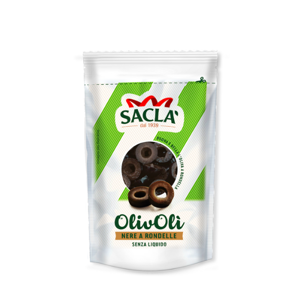 SACLA OLIWKI CZARNE KROJONE 75g