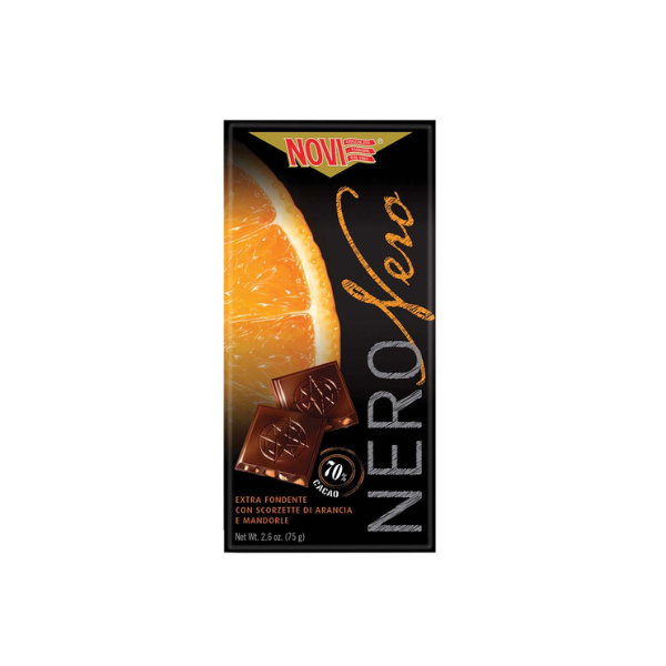 NOVI CHOCOLATE NERO ARANCIA 75g