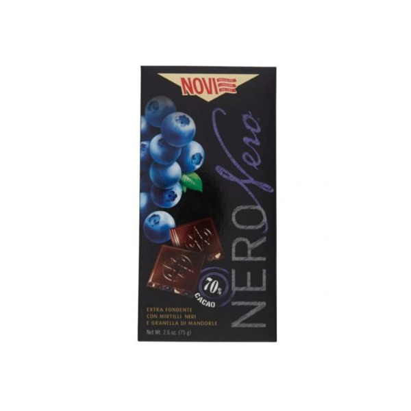 NOVI CHOCOLATE NERO MITRILLO 75g