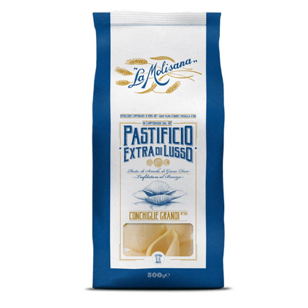 Molisana makaron conchiglie grandi 500g, włoski makaron, włoskie makarony, sklep z włoskimi makaronami