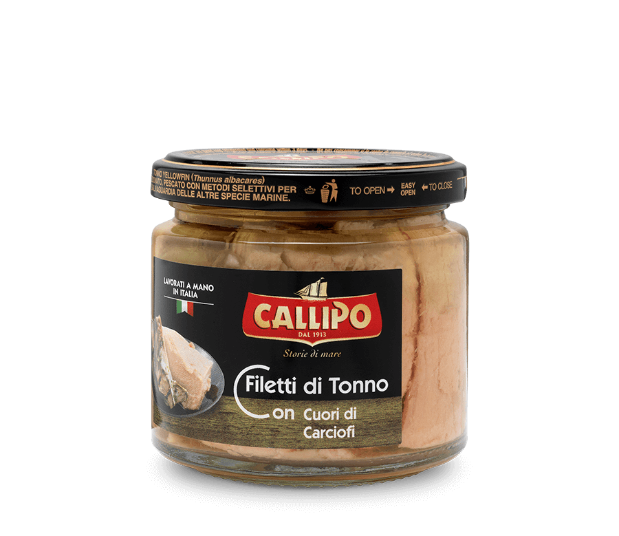 CALLIPO TUŃCZYK Z KARCZOCHAMI 200g