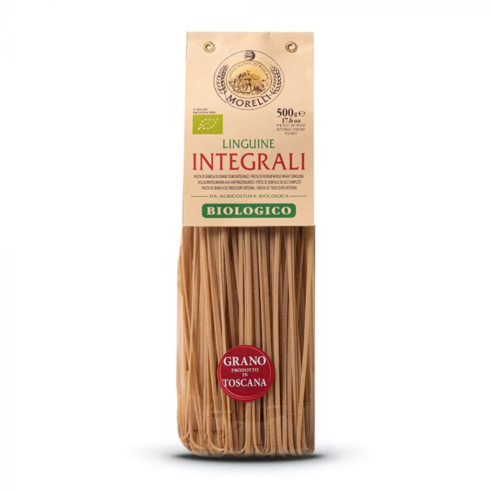 MAKARON MORELLI BIO LINGUINE RAZOWY 500g
